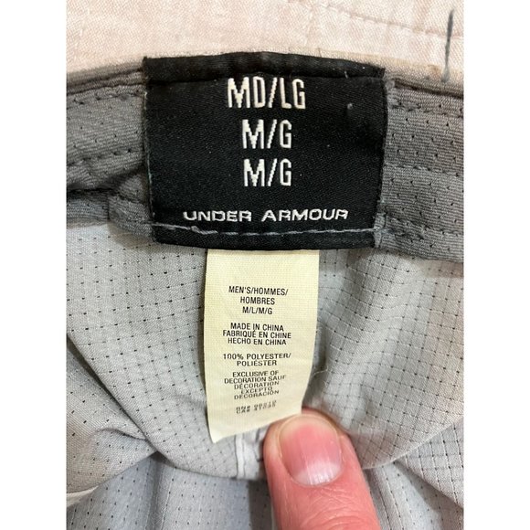 Under Armour Gray Coolswitch Baseball Cap Size Medium - Picture 4 of 5